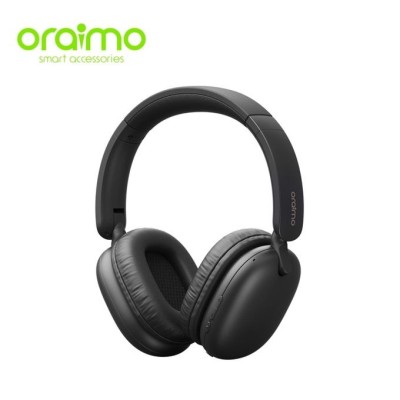 Oraimo BoomPop Lite Casque Audio Sans Fil ENC Spatial Audio Supra-Auriculaire - Noir