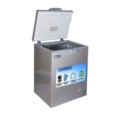 Nasco Congélateur Horizontal - NAS-200FL - 150L- 1 Panier A L'Interieur - Gris